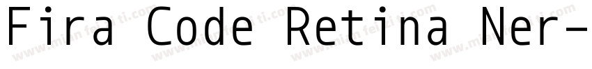 Fira Code Retina Ner字体转换